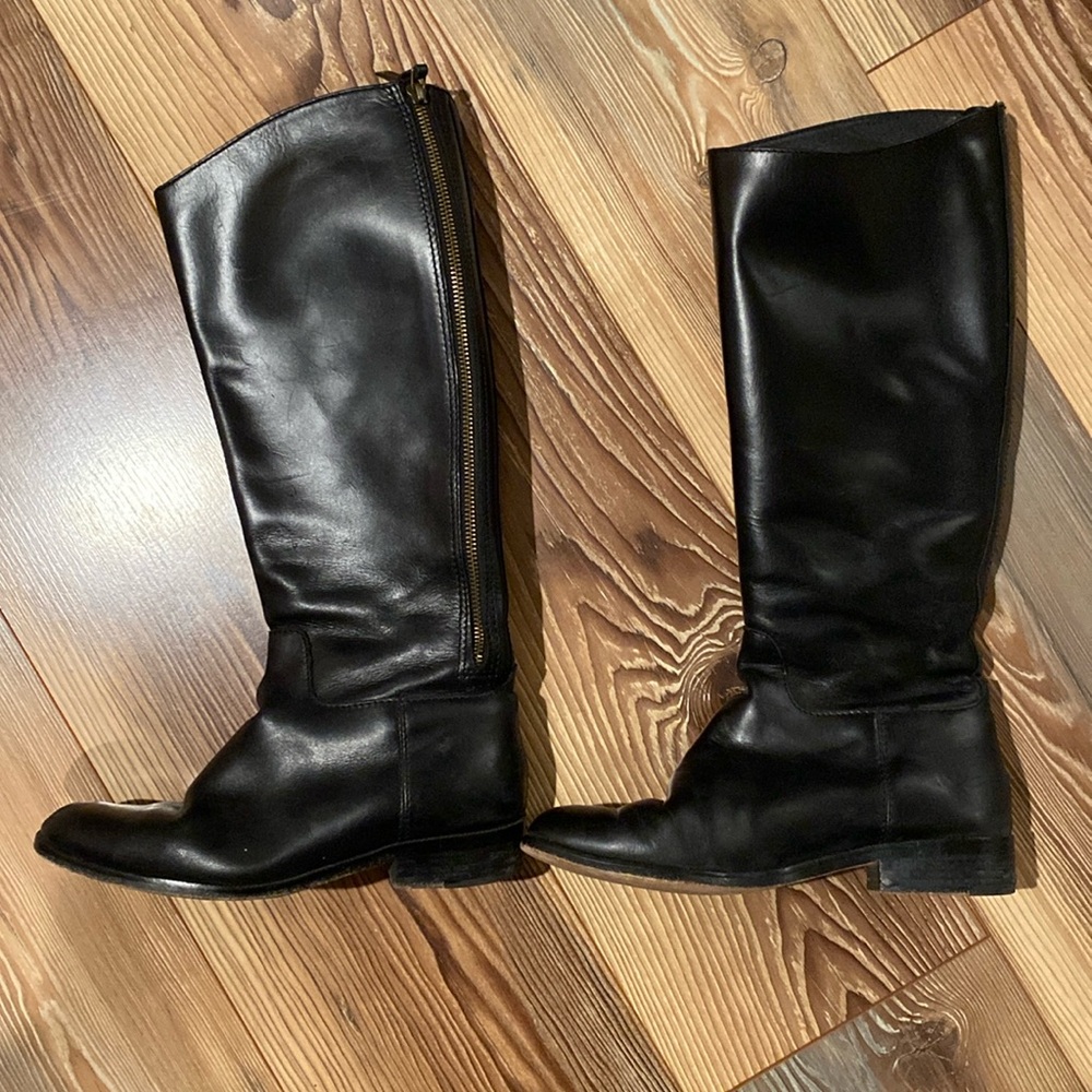Cole Haan zip up boots